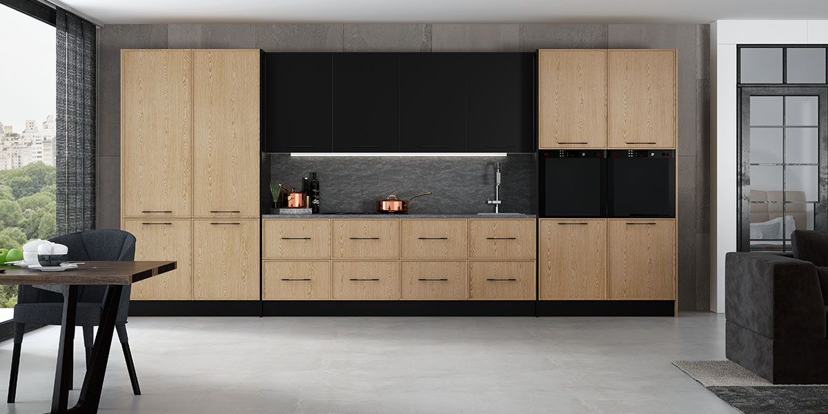 Panel ZENIT Supermatt NEGRO SM medida 2750 x 1220 mm. espesor 18 mm.