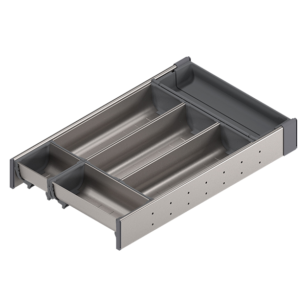 Configuración 1 de organizador cubertero ORGA-LINE para cajón TANDEM y MOVENTO 