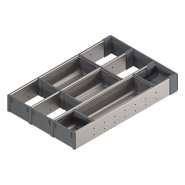 Organizador cubertero Orga-LINE para cajón TANDEM, con ancho mínimo 302 mm