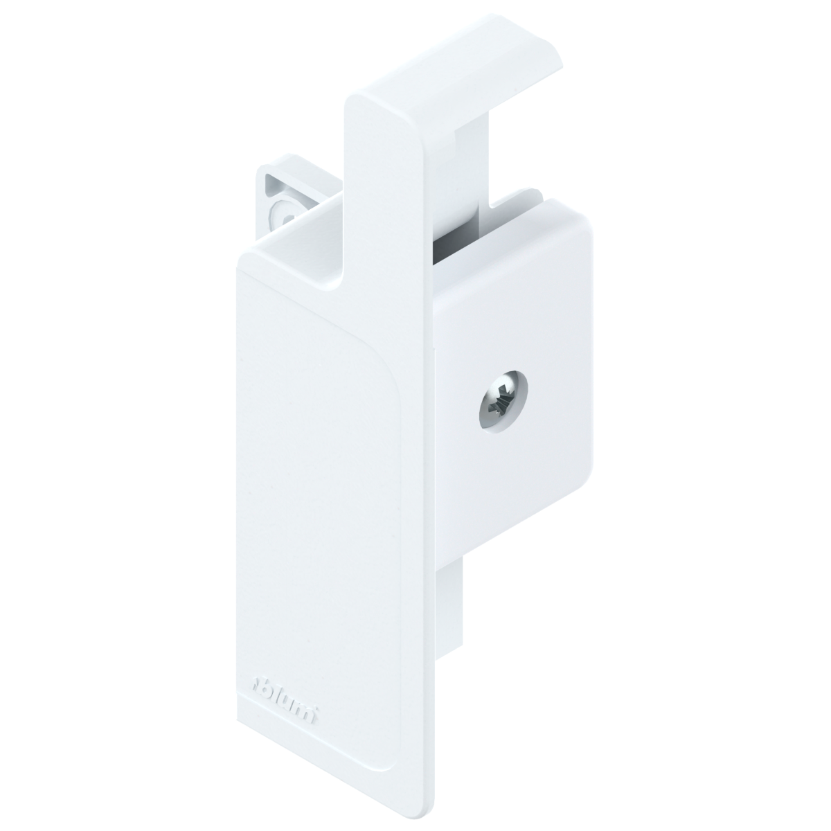 Pieza de bracket frontal derecho METABOX, altura M, para cajón interno, blanco nieve