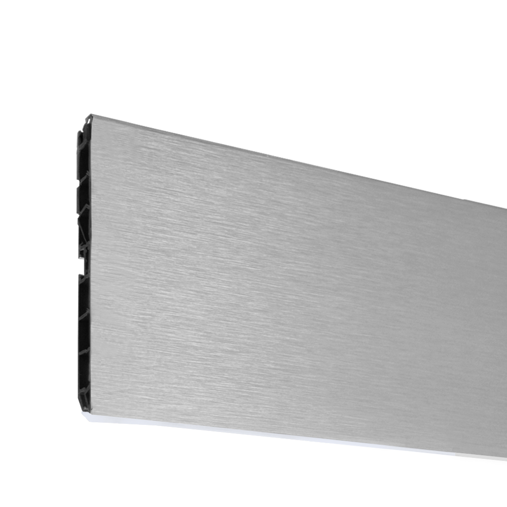 Zoclo KELLY para gabinetes de cocina, acabado aluminio