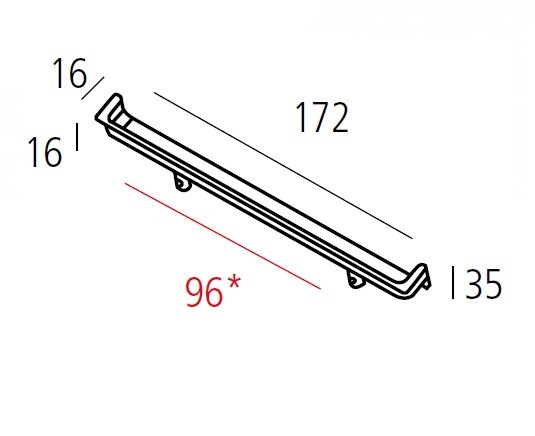 Jaladera de embutir VITA