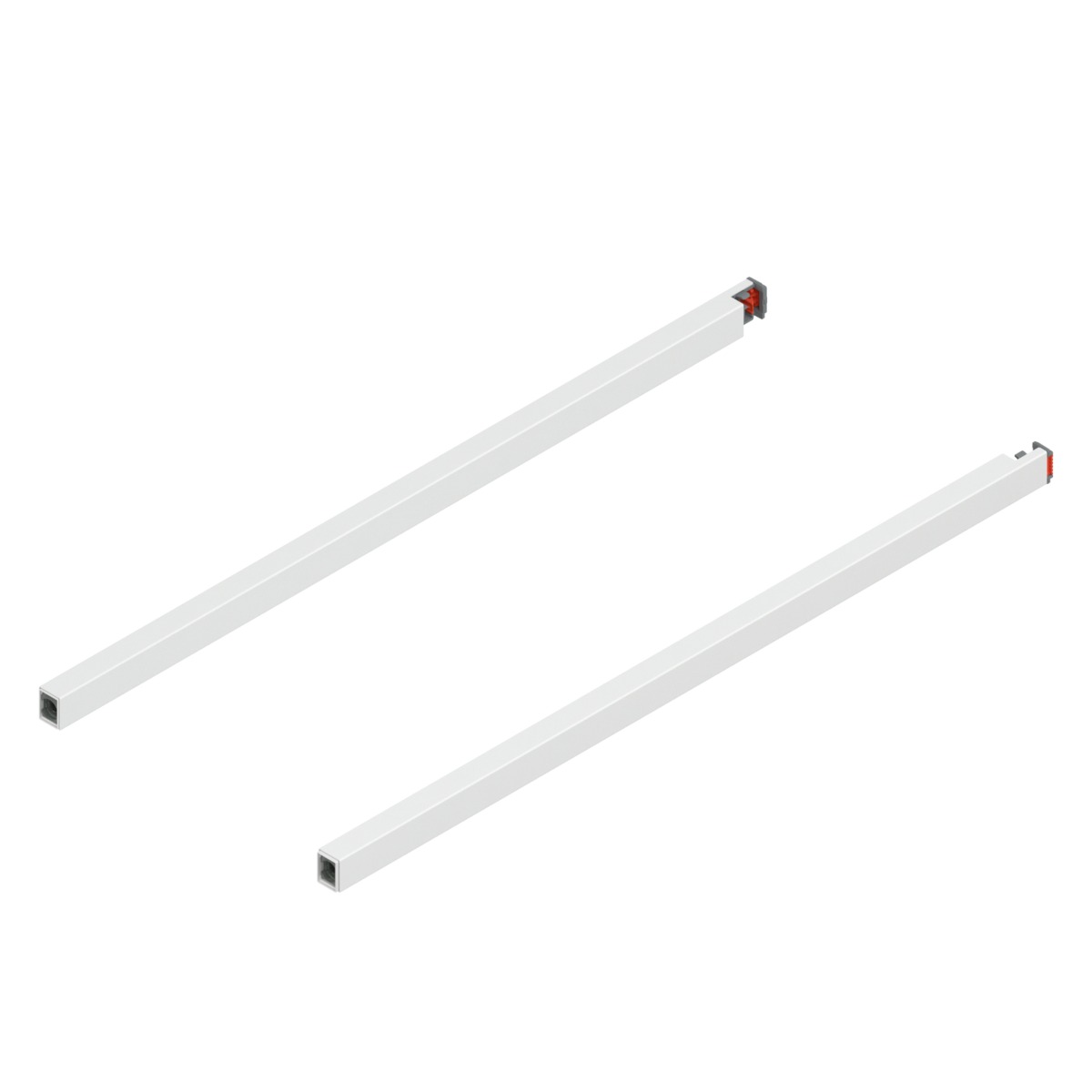 Galerías longitudinales MERIVOBOX, blanco seda