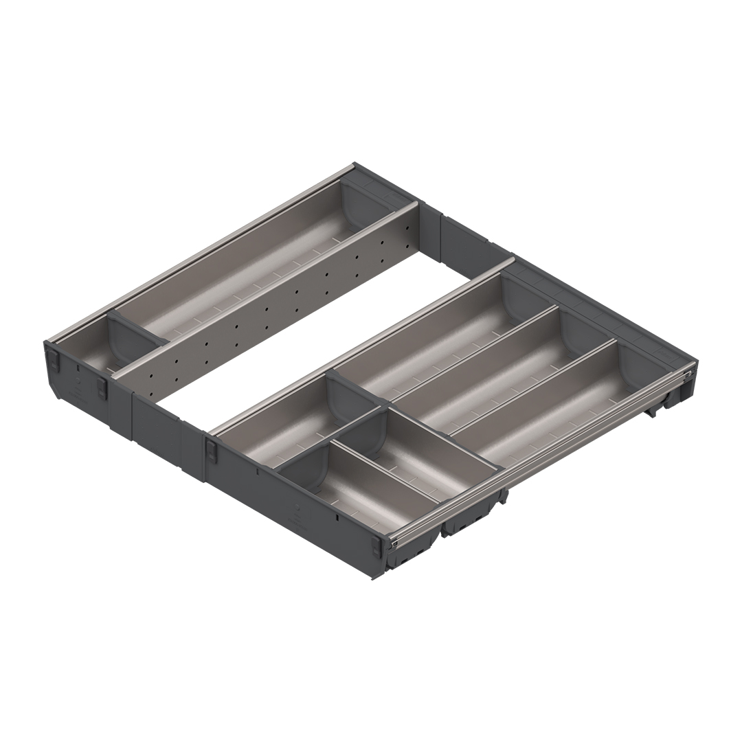 Organizador cubertero ORGA-LINE para cajón cubertero TANDEMBOX con ancho de 600 mm