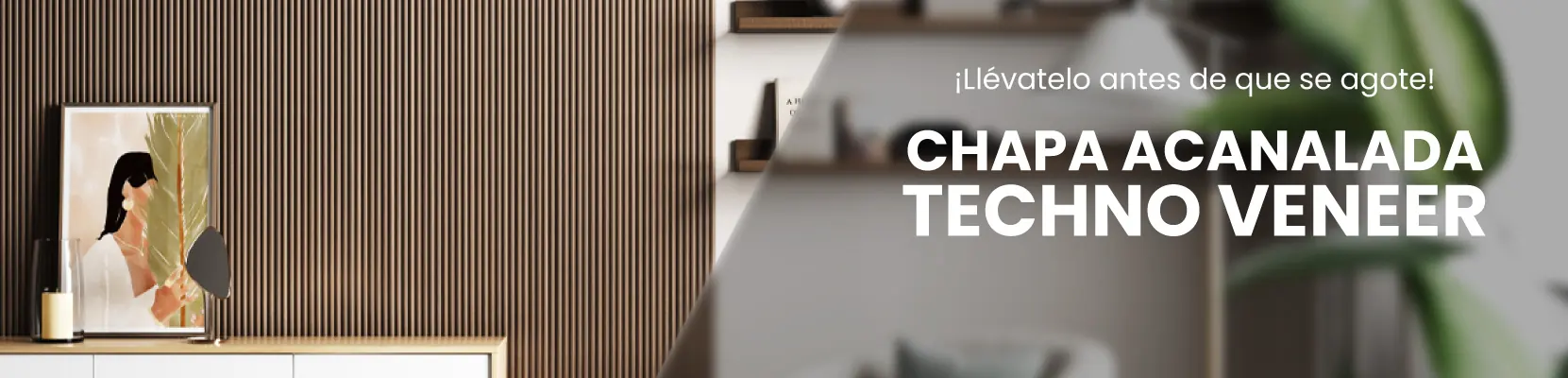 Chapa acanaladas AMERICAN WALNUT