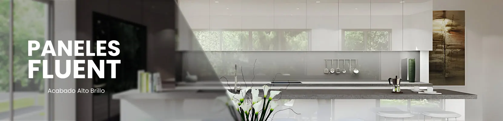 Paneles FLUENT alto brillo