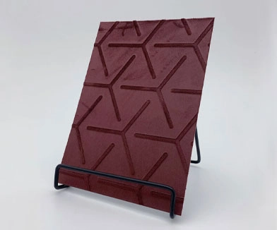 SIBU Design FL CUBE VELVET Bordeaux
