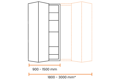 REVEGO duo ancho montaje